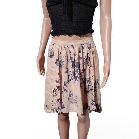 Amorethos asymmetrical floral high-low wrap skirt size 4/S - Picture 1 of 7